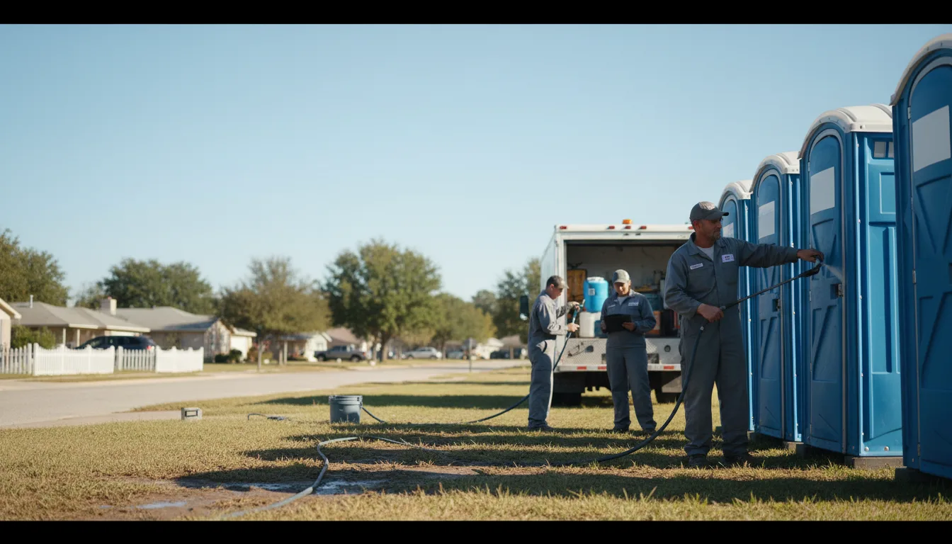 Long-Term Portable Toilet Rental in Wortham, TX near me